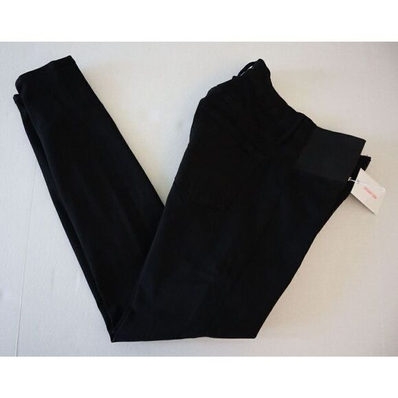 Good American Sz 2/26 Black Good Mama Waist-Inset Skinny Maternity Jeans - Picture 9 of 10